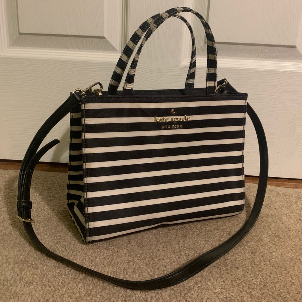 Kate Spade Striped Crossbody Purse